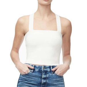 Racer back tank crop